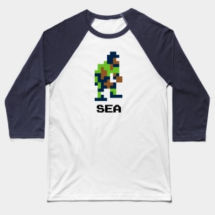 8-Bit Linebacker - Seattle Baseball T-Shirt